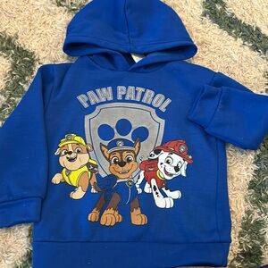 🐙- 5/$25 or $8
Blue Paw Patrol hooded sweatshirt